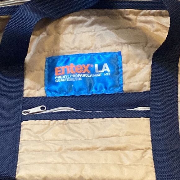 Vintage Entex La Phenylpropanolamine Hci Guaifenesin Bag - Picture 9 of 14